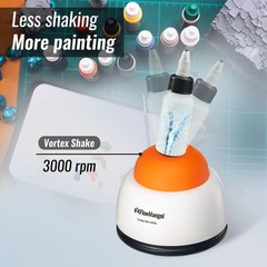 Vortex Mini 3000 Paint Shaker for Airbrush Acrylic Paint, Miniature Model Pai…