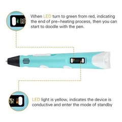 3D Printing Pen Set Doodle Printer Drawing 20 Colours PLA Filament Gift For Kid