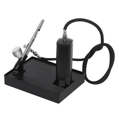 Black Portable Air brush Kit Airbrush Kit with Compressor Airbrush Gun Kit