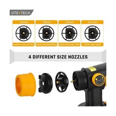 Paint Sprayer for Dewalt 20V MAX Battery, HVLP Spray Paint Gun with Brushless…