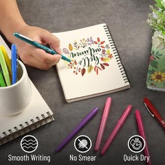 Vibrant 24-Pack Felt Tip Pens – Smooth Lines, Fast Drying for Art and Journals