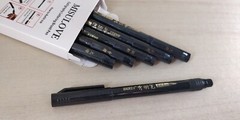 MISULOVE Calligraphy Lettering Brush Pen 6 Pack 4 Sizes High Quality Non-Toxic