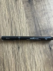 UNI-BALL Uni-Pin 0.6mm BLACK FINE LINE Drawing Pen NO: PIN 06-200 (PKT 4 PENS)