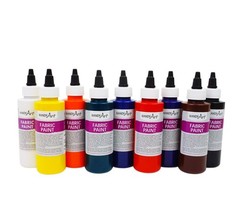 Handy Art 9 color – 4 ounce Fabric Paint Kit, Assorted, Оnе Расk