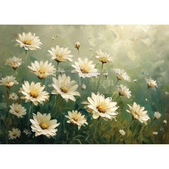 Whispering Daisies | A3 Fiber Decoupage Paper | Redesign with Prima