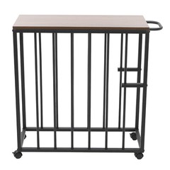 Black Painting Drying Rack Art Storage Rack Display Stand w/ 4 Universal Wheels