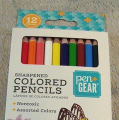 Pen+Gear Colored Pencils Kids 12 Count (Pack of 2), Multicolor New