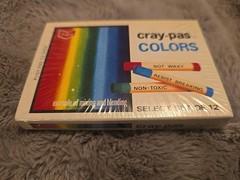 Vtg SANFORD’S CRAY-PAS COLORS SELECT SET OF 12 MADE IN JAPAN NOS