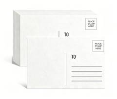 60 Sheets Watercolor Postcards 4 x 6 Inch, 140lb/300GSM Cold Press White