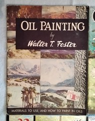 Vintage Walter T Foster Oil Painting Art Instruction 12 Book Lot Techniques