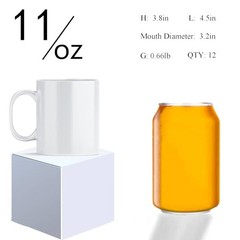 Sublimation Mugs, Sublimation White Coffee Mugs Tazas Para 11oz White