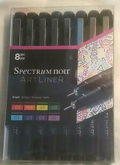Spectrum Noir Art Liner Bright 8 Color 03 Tip Set