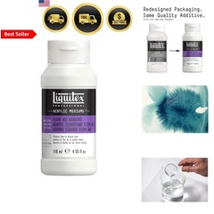 Acrylic Watercolor Flow Aid 4oz Paint Medium for Art Canvas and Paper