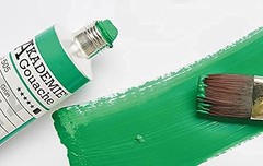 – AKADEMIE® Gouache, 5 x 0,68 fl oz / 20 ml tubes, 72 205 097, 5 basic colors…