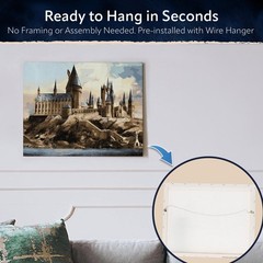 Harry Potter Art by Numbers Kit – Hogwarts Castle Paint Set