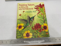 (8) Craft Books – Glass Painting, Pen/Ink Watercolor, Stencil, Flowers, Birds