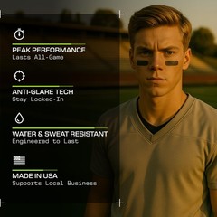 Eye Black by DRIP Over Skill, Made with Natural Ingredients, 1 Stick,