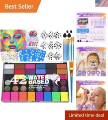 42 Color Professional Face Painting Kit for Kids – Ultimate Creative Play Set