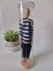 Ikea Gestalta Wooden Mannequin Artists Sketch Model Figure With Stand 12.5″