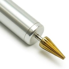 Kyoshin Elle Leathercraft Edge Coating Tool Silver Roller Pen Leather Applicator