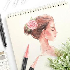 Versatile 12 Skin Tone Dual Brush Pens for Realistic Art Drawing & Sketching