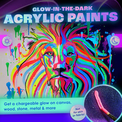 Neon Nights Glow in the Dark | Luminescent | Phosphorescent | Self-Luminous Pain