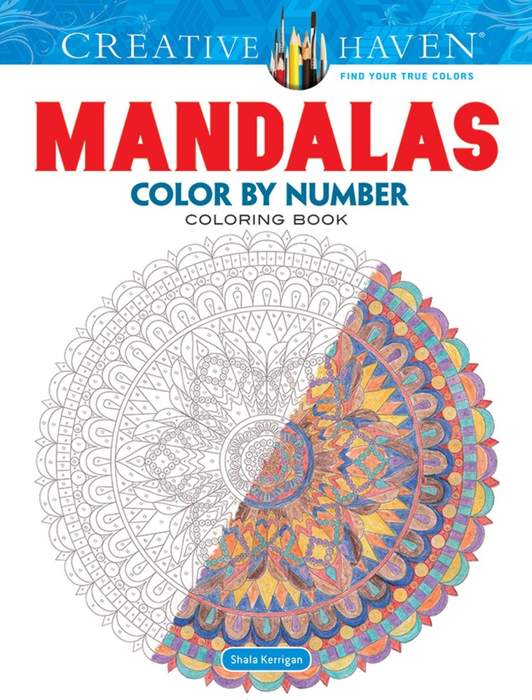 Creative Haven Mandalas Color by Number Coloring Book (Adult Books:…