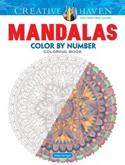 Creative Haven Mandalas Color by Number Coloring Book (Adult Books:…