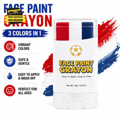 Face Body Paint Stick Red White Blue,France Netherlands Soccer Fan Face Paint Cr