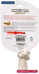 Mammoth Flossy Chews 100 Percent Natural Cotton Rope Dog Toys – Premium White Kn