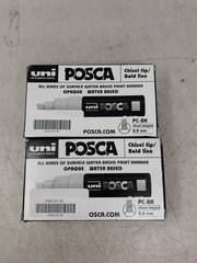 POSCA PC-8K Chisel Tip Paint Marker Opaque Water Based 8mm Bold Line – Lot of 2