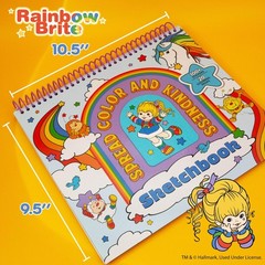 Rainbow Brite Sketchbook 20 Pages & 100+ 10.5 x 9.5 inches,