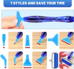 14 Pcs Diamond Art Pens Tools Set, 5D Diamond Painting Pens Kit with Metal Tip