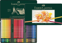 Faber Castell Polychromos Colored Pencil Set 60 Count Metal Tin Acid Free