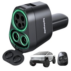 2025 Cybertruck Upgraded, 2 in1 CCS & J1772 to NACS (TSL) Charging Adapter, F…