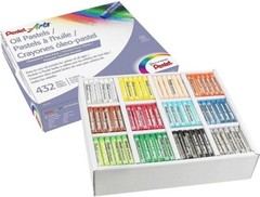 Extra Large 432 Oil Pastels in Assorted Colors – Ideal for All Art Projects