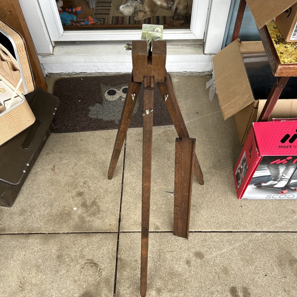 Vintage Wood Art Easel Anco Bilt Adjustable