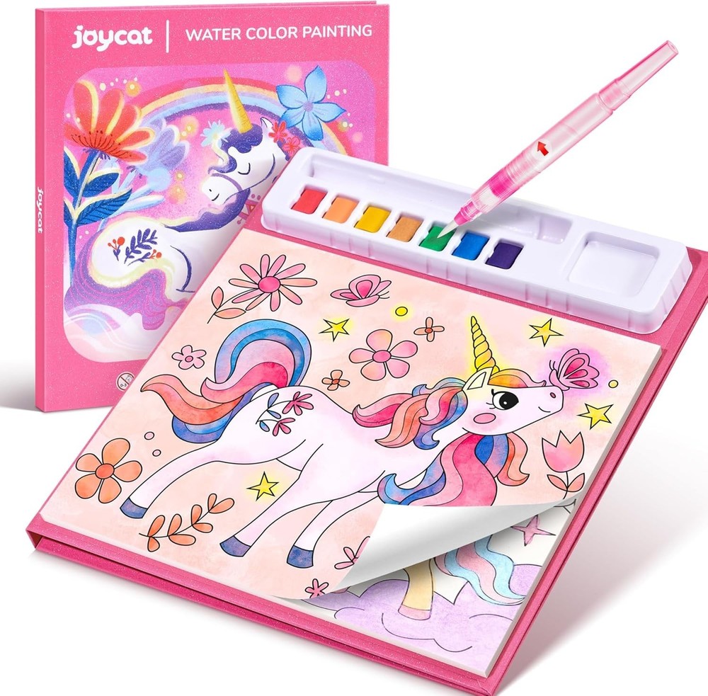 Toddler Art Gift Water Coloring Book for Toddlers Watercolor Painting Ages 3-8