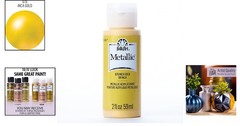 Shimmering Inca Gold Metallic Acrylic Paint 2oz – Ideal for Home Decor & Crafts