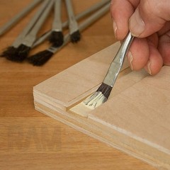 Acid Brushes – 96 Count 3/8 Inch Horsehair Acid Flux Brushes, Disposable7517