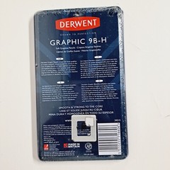Derwent Graphic 9B-H 34215 Professional Quality Pencil Tin Set of 12 New Sealed