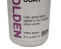 GOLDEN Gloss Isolation Coat (8 fl. oz / 237 ml Jar) Professional Medium Acrylic
