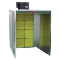 Paasche 4′ Walk-In Paint Spray Booth (1 or 3 Phase Motor) -Made in The USA (NEW)