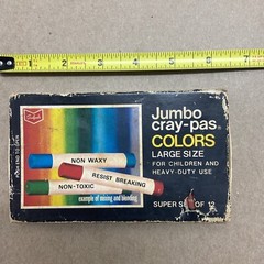 Sanfords Jumbo CrayPas Mixing and Blending Colors Set of 8 Vintage Made In Japan