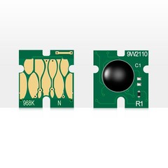 6PC/set T9681 T9691 T9701 One Time Use Chips for WF-M5799a WF-M5299a