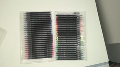 Watercolor Brush Pens Set of 48 Premium Soft Flexible Dual Tips Coloring Brush