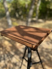 Wood Pochade Box for Pastel – 10×14” Plein Air Easel by ShrubmArt