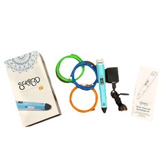 SCRIB3D P1 3D Printing Pen with Display – Includes 3D Pen, 3 colors(used once)