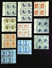 1971-1975 CHOICE of AMERICANA Issue Zip or Mail Early Blocks! Shiny & Dull Gum!
