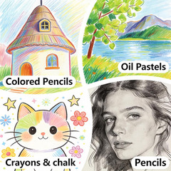 60 Sheets Watercolor Paper Bluk, 140Lb/300Gsm Cold Press Water Color Paper 5 …